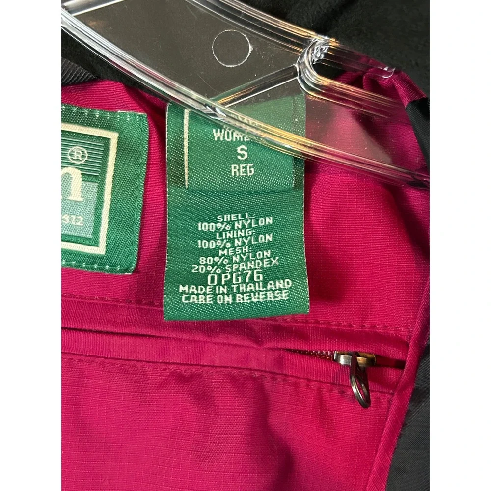 VTG LL Bean Womens‎ Small Magenta Hooded Ski Jacket Nylon Shell Gorpcore Snow